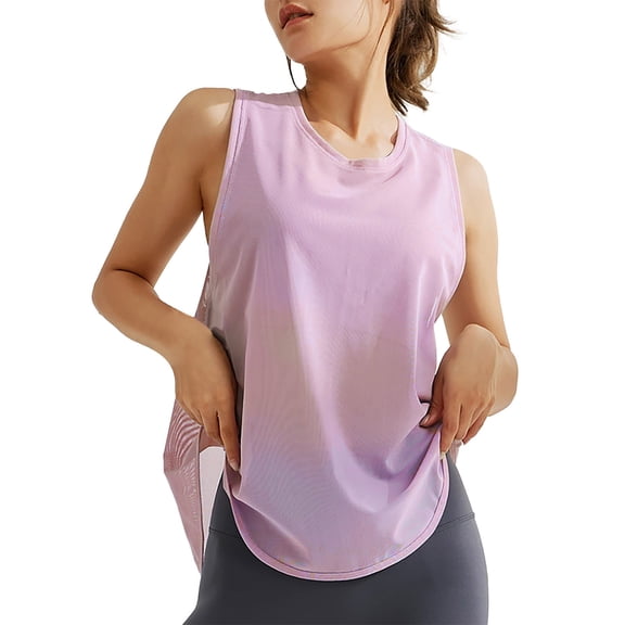 Women's Mesh Breathable Sports Smock Running Fitness Sleeveless Vest