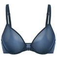 thumbnail image 1 of Women's Mesh Front Closure Bras Unlined Sheer Demi No Padding Underwire Bra, 1 of 6