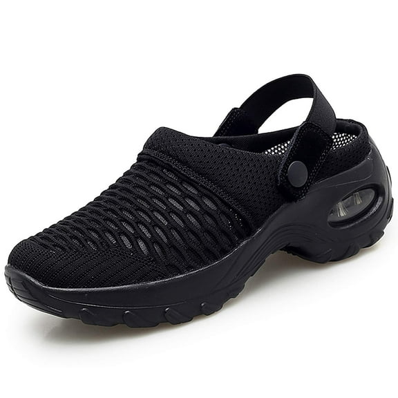 Women's Mesh Garden Shoes Air Cushion Mule Clogs Lightweight Walking Shoes Comfortable Shoes Around The House