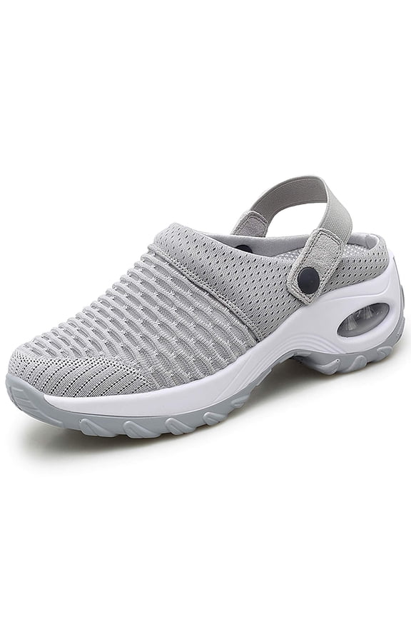 Women's Mesh Garden Shoes Air Cushion Mule Clogs Lightweight Walking Shoes Comfortable Shoes Around The House