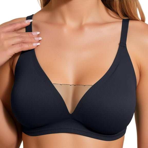 Women's Mesh Jelly Bra - No Underwire, Adjustable, Comfort Support, Nylon/Spandex - S-XXL Sizes, US 32-40