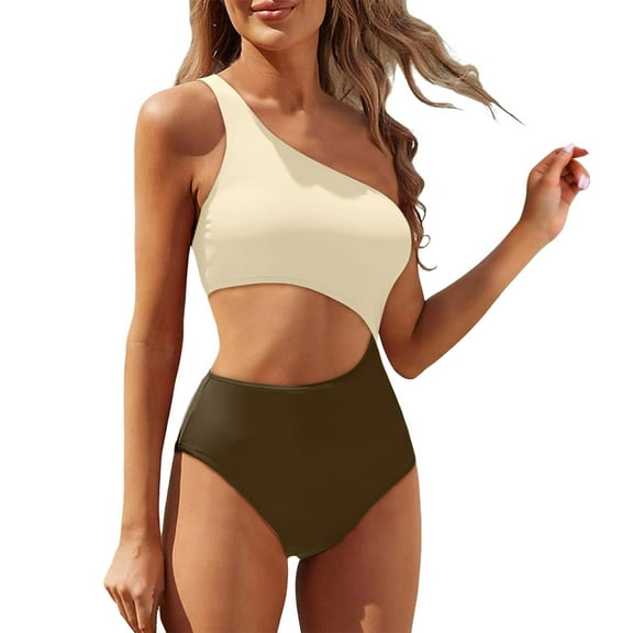 Women's Mesh One Piece Swimwear - Push Up Padded Athletic Tank Swimsuit for Training & Vacation, Nylon Spandex