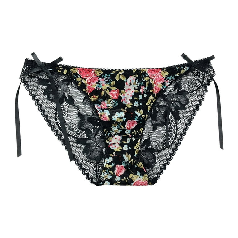 Women’s Mesh Panties Slip Dress Bow Design Comfortable Breathable 