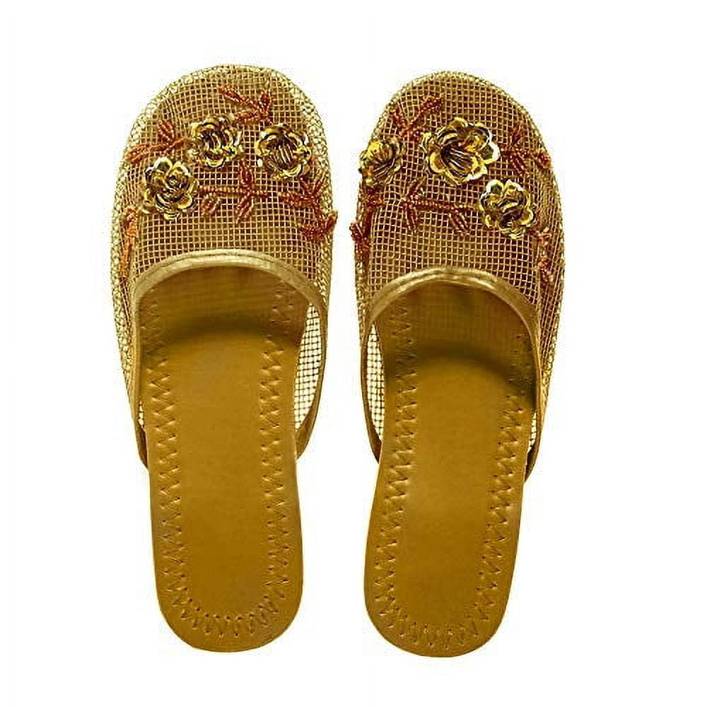 Women's Mesh Slippers with Sequin Available in 15 Colors