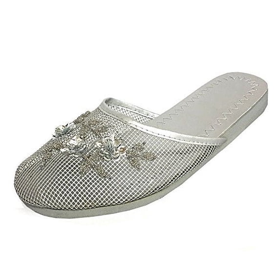 Women's Mesh Slippers with Sequin Available in 15 Colors