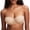 Beige, variant on Women's Mesh Strapless Bra Sheer Unlined See Through Underwire Bras Plus Size