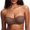 Hazelnut, variant on Women's Mesh Strapless Bra Sheer Unlined See Through Underwire Bras Plus Size