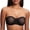 Black, variant on Women's Mesh Strapless Bra Sheer Unlined See Through Underwire Bras Plus Size