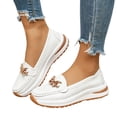 thumbnail image 1 of Women's Mesh Walking Shoes with Arch Support Outdoor Breathable Running Sneakers Comfortable Tennis Sports Shoe for Summer White 6.5, 1 of 8