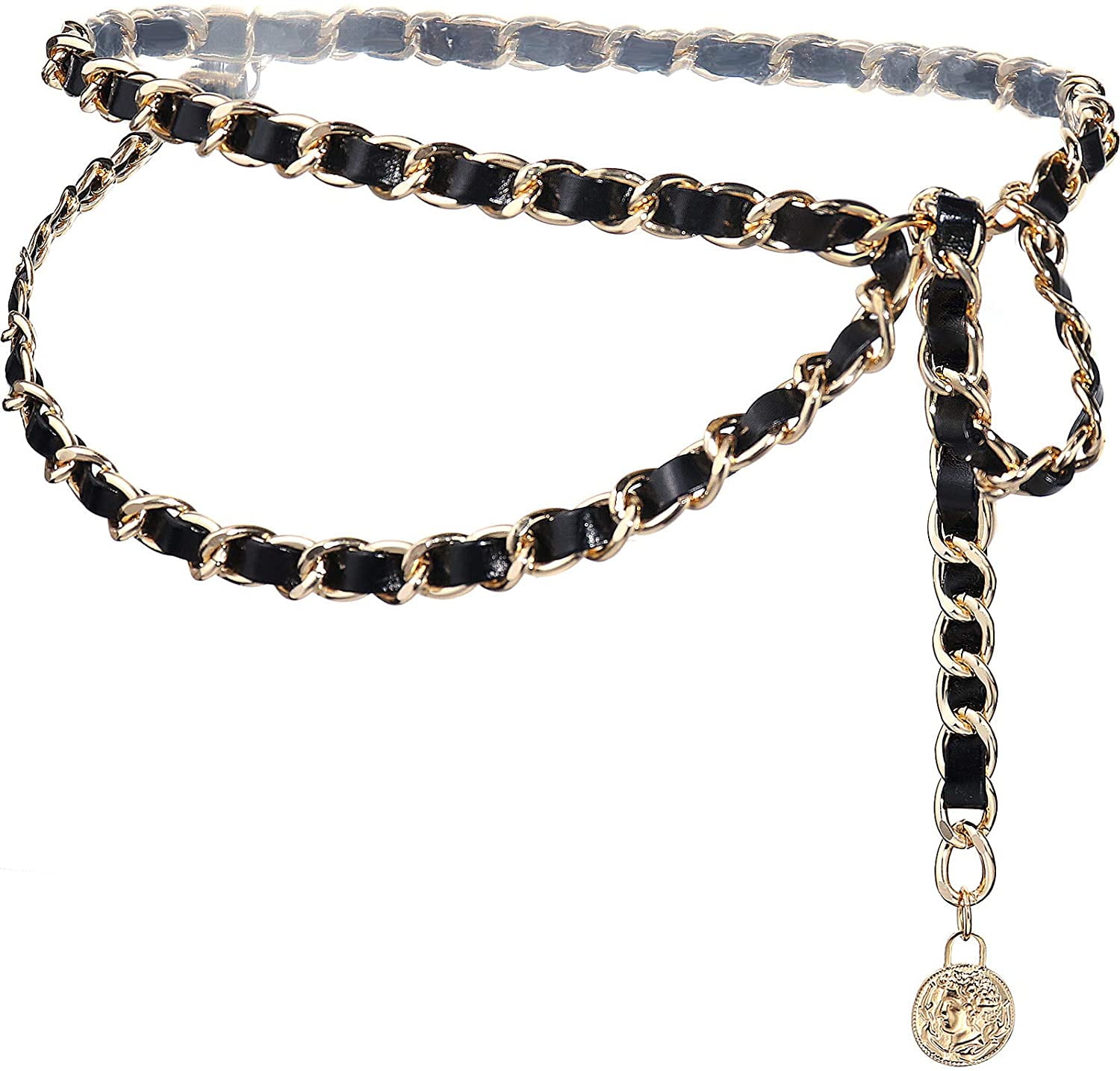 Gold chain belt for women online
