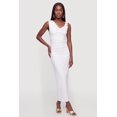 thumbnail image 1 of Women's Metallic Detail Cowl Neck Side Ruched Maxi Dress, 1 of 3