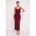 thumbnail image 1 of Women's Metallic Detail Cutout Knit Maxi Dress, 1 of 3