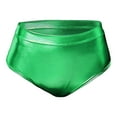 thumbnail image 1 of Women's Metallic High Waist Shorts Clearance, Yubnlvae Women's Shorts Sexy Short High Waisted Shorts Leather Metallic Solid Color High Gloss Women's Super Shorts Hot Pants M, 1 of 7