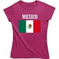 thumbnail image 1 of Women's Mexico National Team Top Mexican Flag Pride Country Soccer Sports T-Shirt, 1 of 4