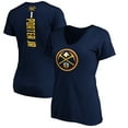 thumbnail image 1 of Women's Michael Porter Jr. Navy Denver Nuggets Playmaker Name & Number V-Neck T-Shirt, 1 of 3