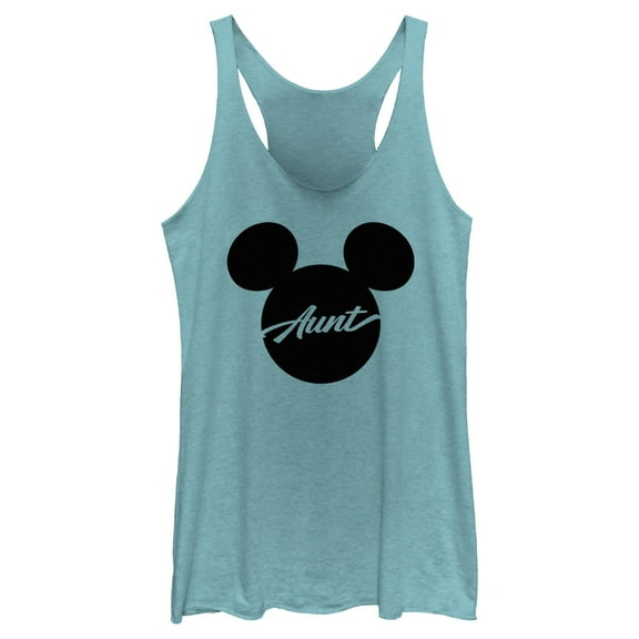 Women's Mickey & Friends Aunt Ears Racerback Tank Top
