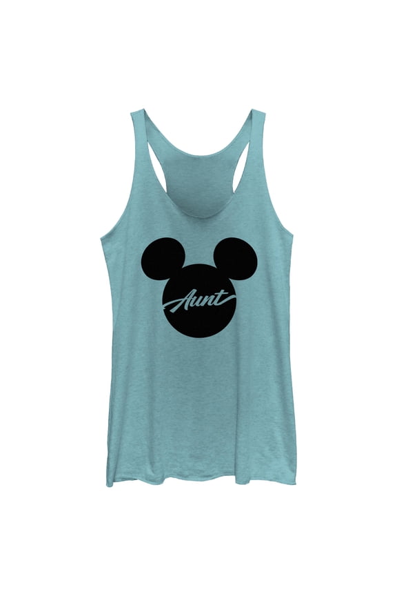 Women's Mickey & Friends Aunt Ears Racerback Tank Top