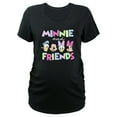 thumbnail image 1 of Women's Mickey & Friends Colorful Logo and Faces Graphic Maternity T-Shirt, 1 of 2
