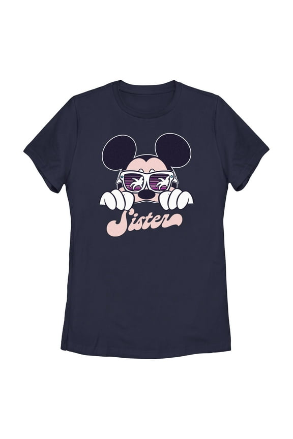 Women's Mickey & Friends Cool Summer Sister Graphic T-Shirt