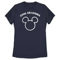 thumbnail image 1 of Women's Mickey & Friends Distressed Cool Grandma  Graphic T-Shirt, 1 of 4