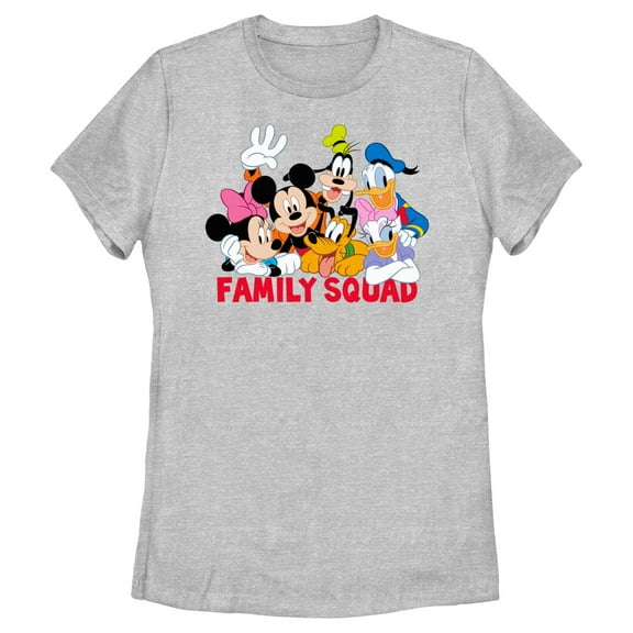 Women's Mickey & Friends Family Squad  Graphic T-Shirt