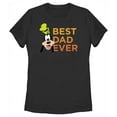 thumbnail image 1 of Women's Mickey & Friends Father's Day Best Goofy Dad Ever Graphic Tee Black X Large, 1 of 4