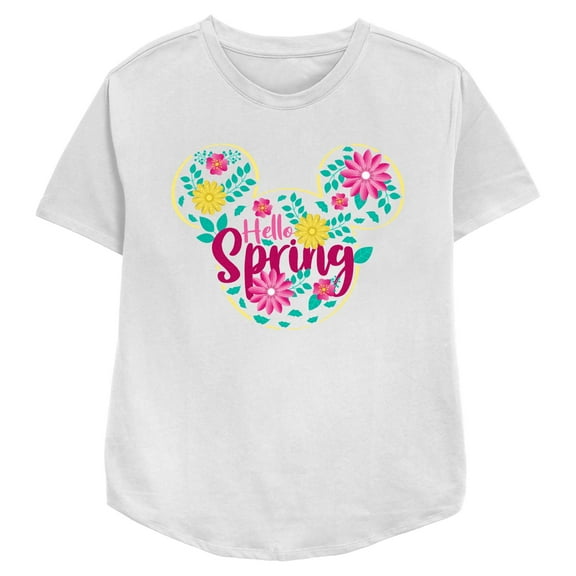 Women's Mickey & Friends Hello Spring Logo Graphic T-Shirt