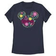 thumbnail image 1 of Women's Mickey & Friends Hello Spring Logo Graphic Tee Navy Blue Medium, 1 of 4
