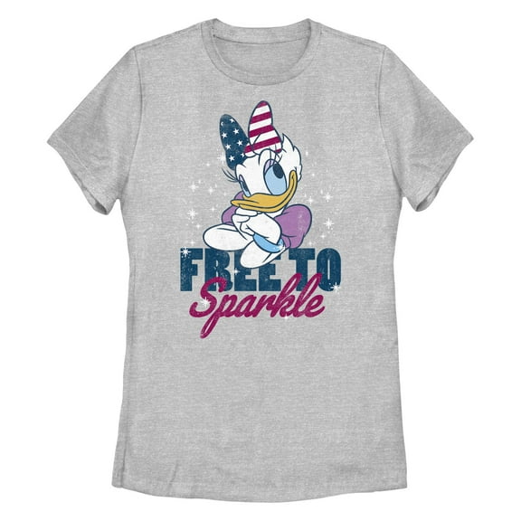 Women's Mickey & Friends Mickey and Friends Daisy Free to Sparkle Graphic T-Shirt