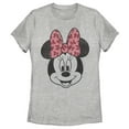 thumbnail image 1 of Disney Women's Minnie Mouse Cheetah Print Bow Graphic Tee,, 1 of 4