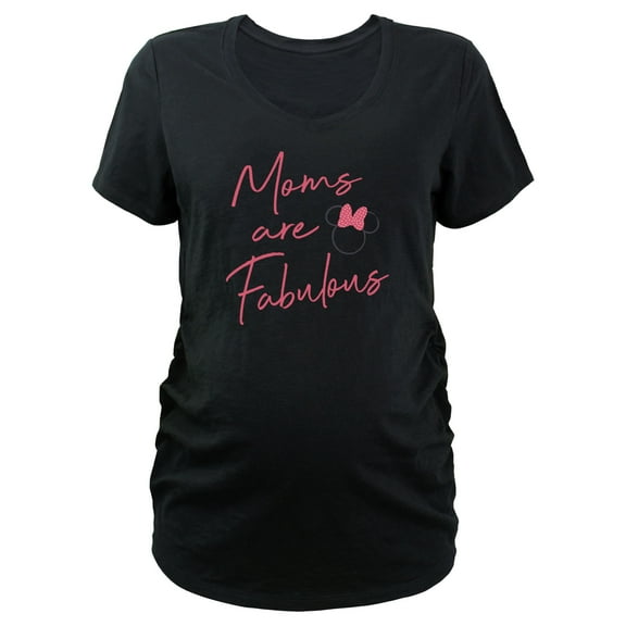 Women's Mickey & Friends Moms Are Fabulous Graphic Maternity T-Shirt