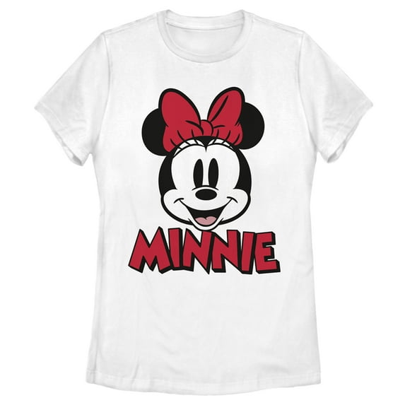 Disney Women's Mickey & Friends Retro Minnie Mouse Graphic Tee,