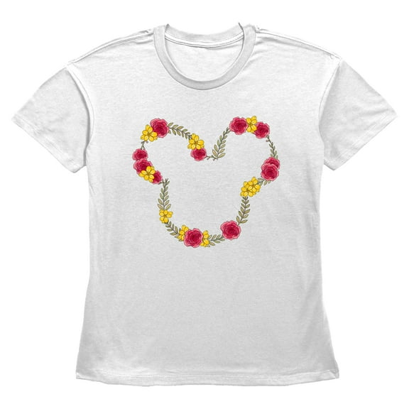 Women's Mickey & Friends Spring Roses  Graphic T-Shirt