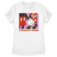 thumbnail image 1 of Women's Mickey & Friends Valentine's Day Current Mood Graphic Tee White Large, 1 of 4