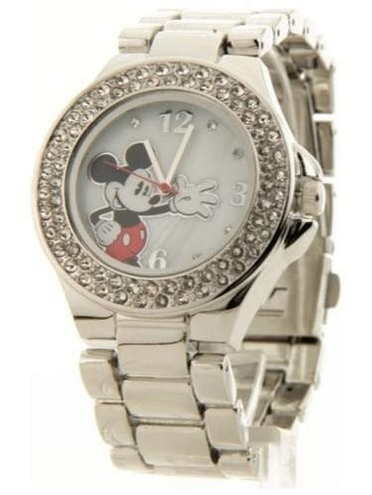 Women's Mickey Mouse MOP Rhinestone Accent Watch MK2070