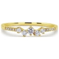 thumbnail image 1 of Women's Micro-Inlaid Zircon Copper Silver Plated Gold Rose Gold Ring, 1 of 2