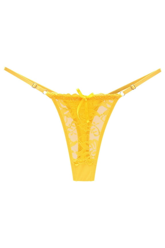Women's Micro Thong String Breakaway Adjustable Very Low Rise
