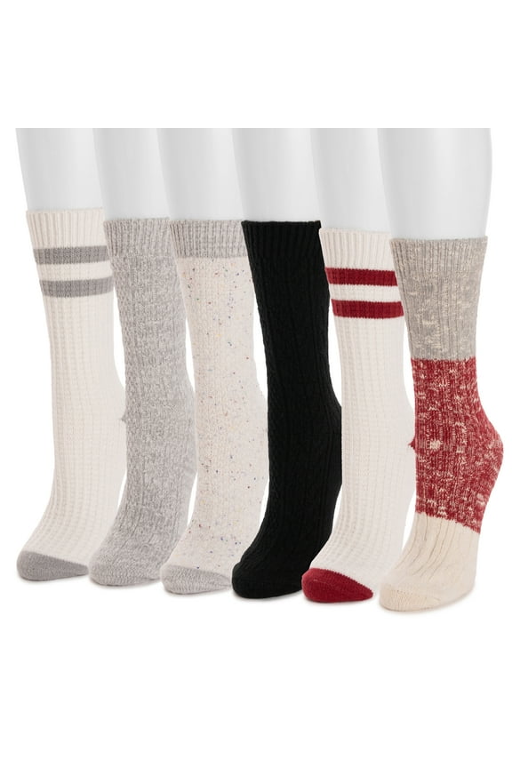 Women's Microfiber Boot Socks 6 Pack