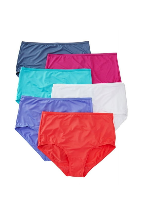 Women's Microfiber Brief, 6 Pack