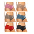 thumbnail image 1 of Women's Microfiber Lingerie Underwear Shorts Lace Briefs Boyshorts 12 Pack (M), 1 of 3
