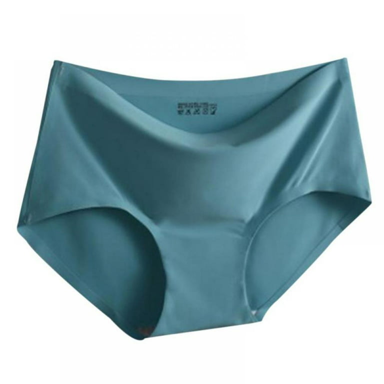 Women's Microfiber Seamless Cool Ice Silk Briefs Mid-Waist Light Tummy  Control Panties No Show No Pinching No Problems Modern Underwear 