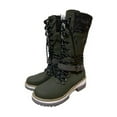 thumbnail image 1 of Xiaoxatg Women's Mid-Calf Boots Durable Outdoor Thermal Winter Warm Boots for Women 9 Green, 1 of 7