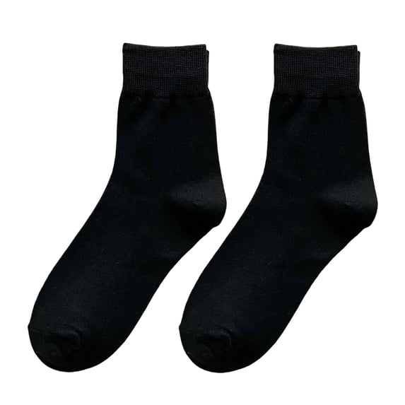 Women's Mid Calf Socks Plain Soft Feel Ribbed Socks Casual Daily Fall Crew Socks