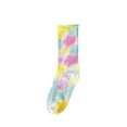thumbnail image 1 of Women's Mid Calf Socks Trendy Tie Dye Pattern Comfortable Everyday Streetwear Style, 1 of 4
