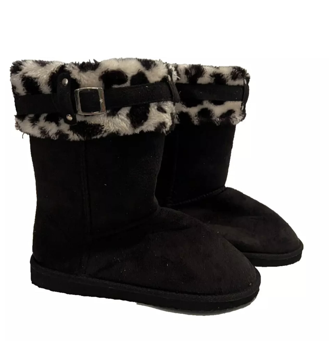 Muk Luks Women's Cheryl Faux Fur Lined Side Button Pattern