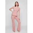thumbnail image 1 of Women's Mid Rise Boot Cut Crepe Knit Pants, 1 of 4