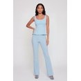 thumbnail image 1 of Women's Mid Rise Boot Cut Crepe Knit Pants, 1 of 4