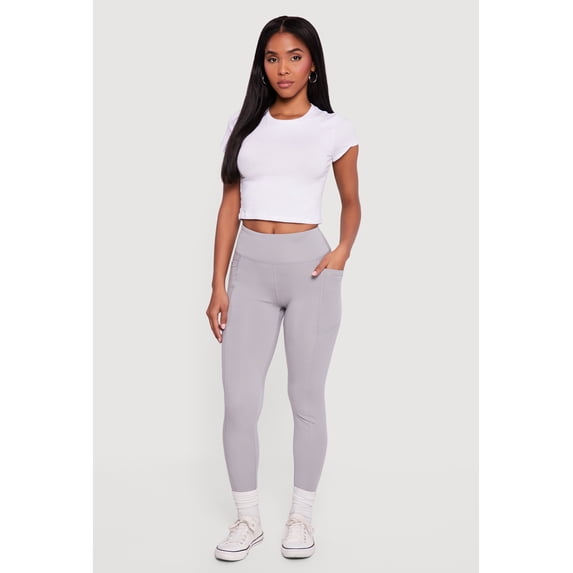 Women's Mid Rise Cell Phone Pocket Leggings