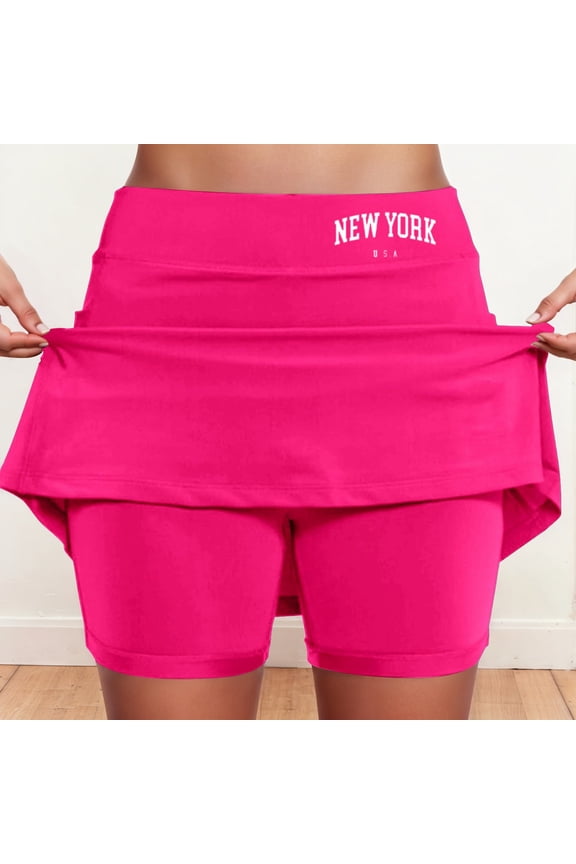 Women's Mid Rise Culottes With Pocket Sports Casual Fashion Printed Skirt Poodle Skirt for Girls Girls Sequin Skirt Trendy Skirts Bikini Skirt Bohemian Skirts for Women Long Jean Skirt Sweat Skirt