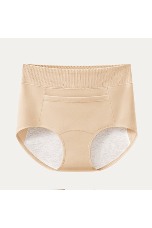 Women's Mid-Rise Lace Underwear Briefs with Abdomen Support and Hip Lift for Comfort and Shape